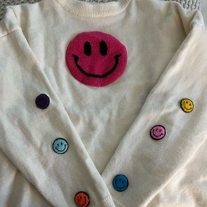 Smiley face sweater from brooklyns boutique